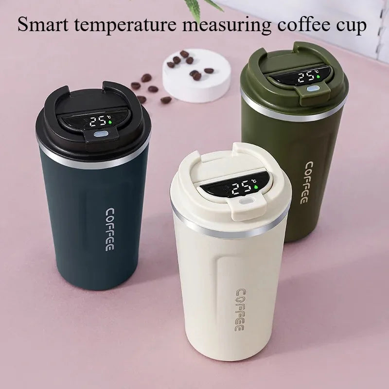 SMART TEMPERATURE DISPLAY THERMAL BOTTLE – 500ML ☕🌡️✨