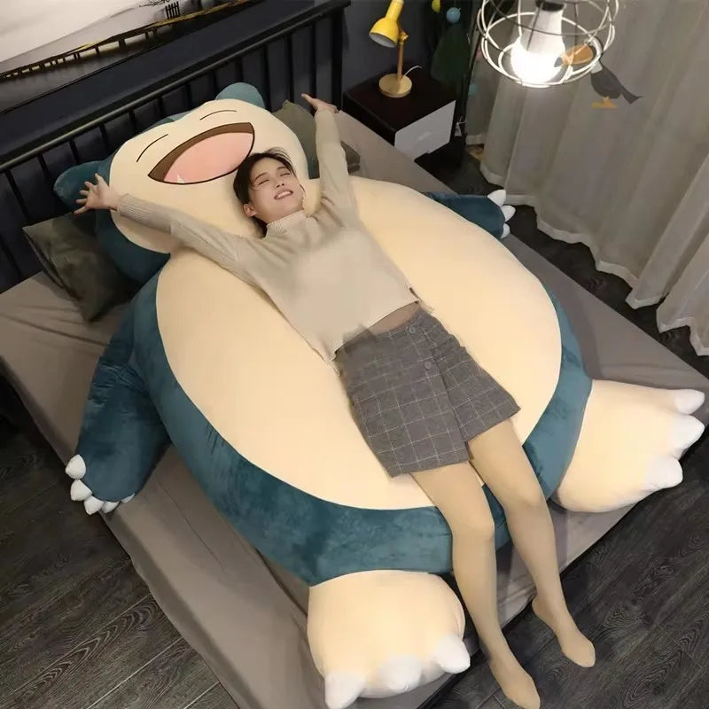 GIANT SNORLAX PLUSH BED & SOFA 🛏️🧸🌟