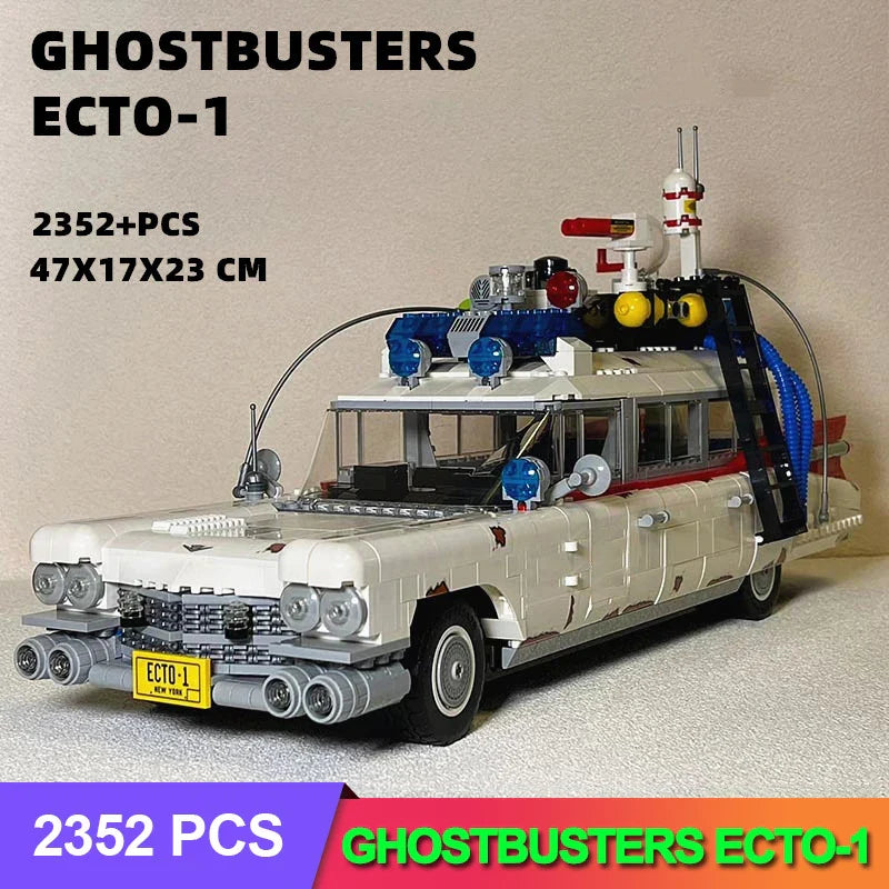 GHOSTBUSTERS ECTO-1 COLLECTIBLE BUILDING SET 👻🚗✨