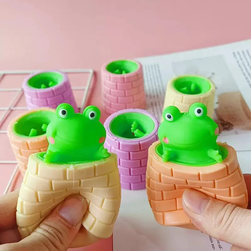 ChatGPT:  FROG SURPRISE SQUISHY STRESS TOY 🐸💖