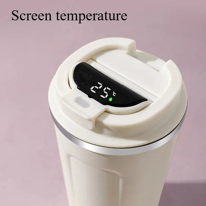 SMART TEMPERATURE DISPLAY THERMAL BOTTLE – 500ML ☕🌡️✨