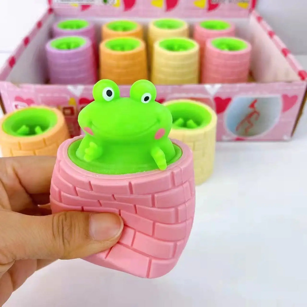 ChatGPT:  FROG SURPRISE SQUISHY STRESS TOY 🐸💖