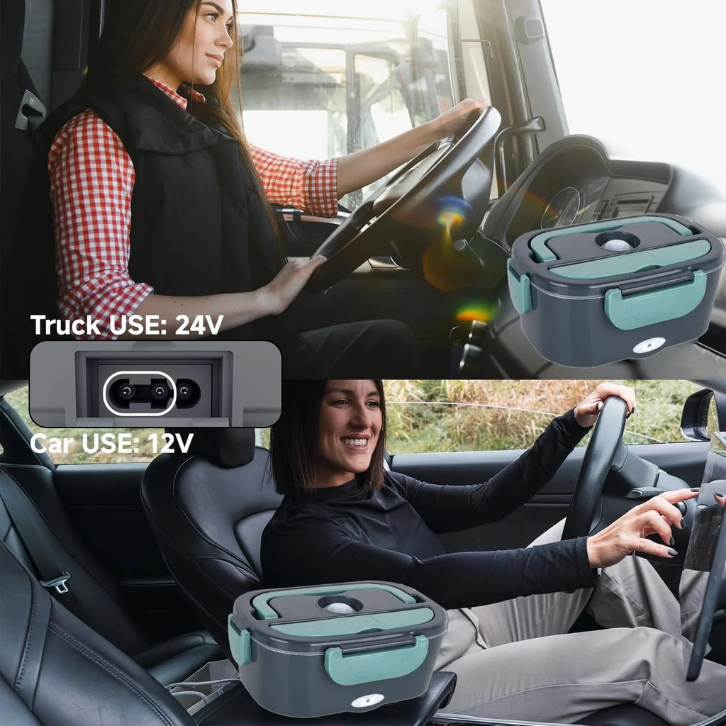 PORTABLE ELECTRIC HEATED LUNCH BOX – PREMIUM THERMAL FOOD CONTAINER 🍱🔥✨