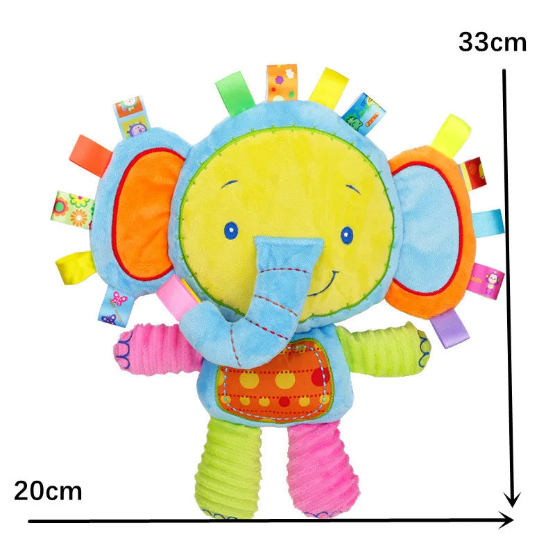 SOFT EDUCATIONAL PLUSH LION & ANIMAL TOY FOR BABIES 🦁👶